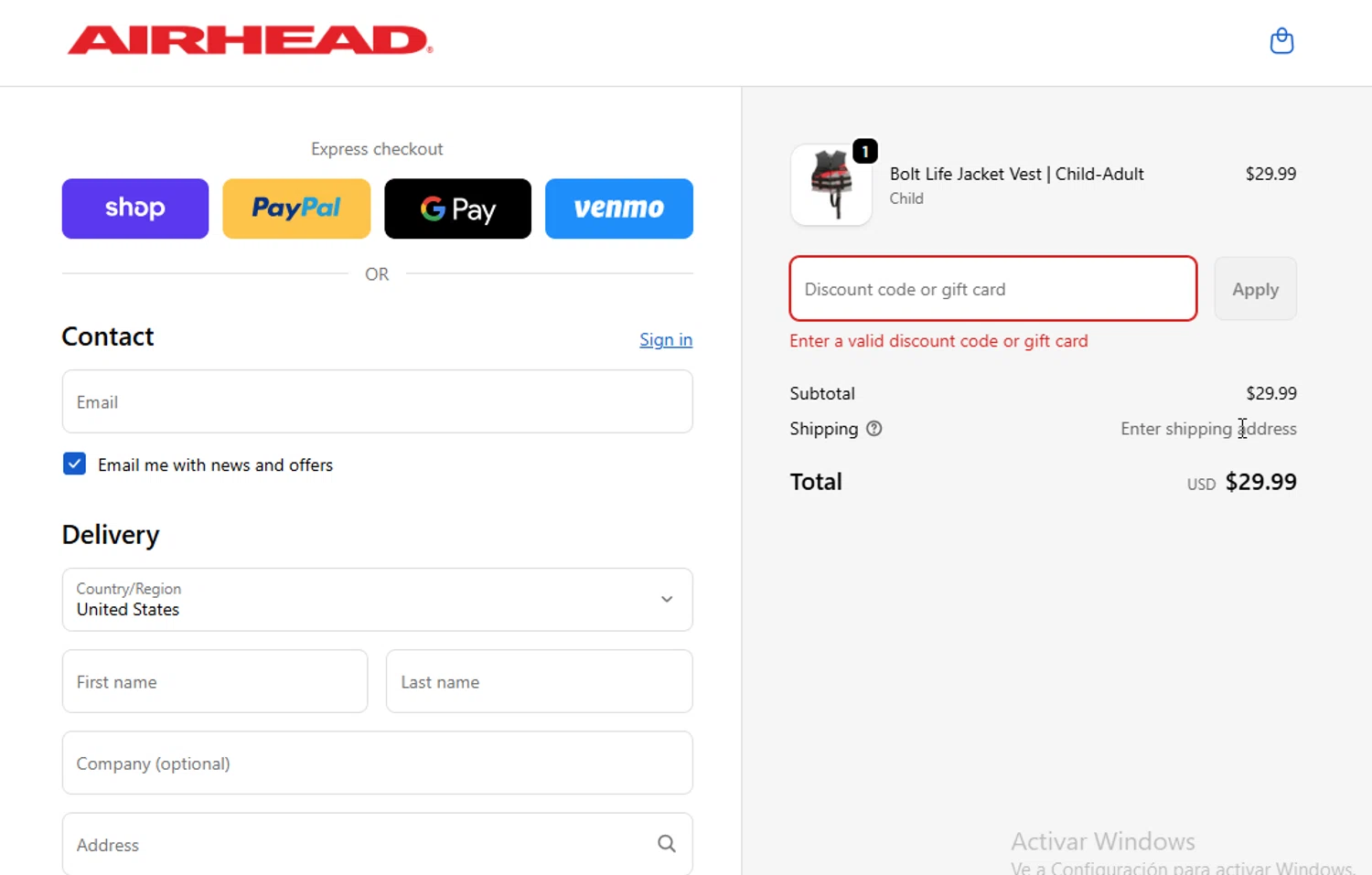 Airhead promo code screenshot showing code GEARDEALS applied at Airhead checkout page. Uploaded by SimplyCodes community member BudgetGuardian5712 on Oct 7, 2025