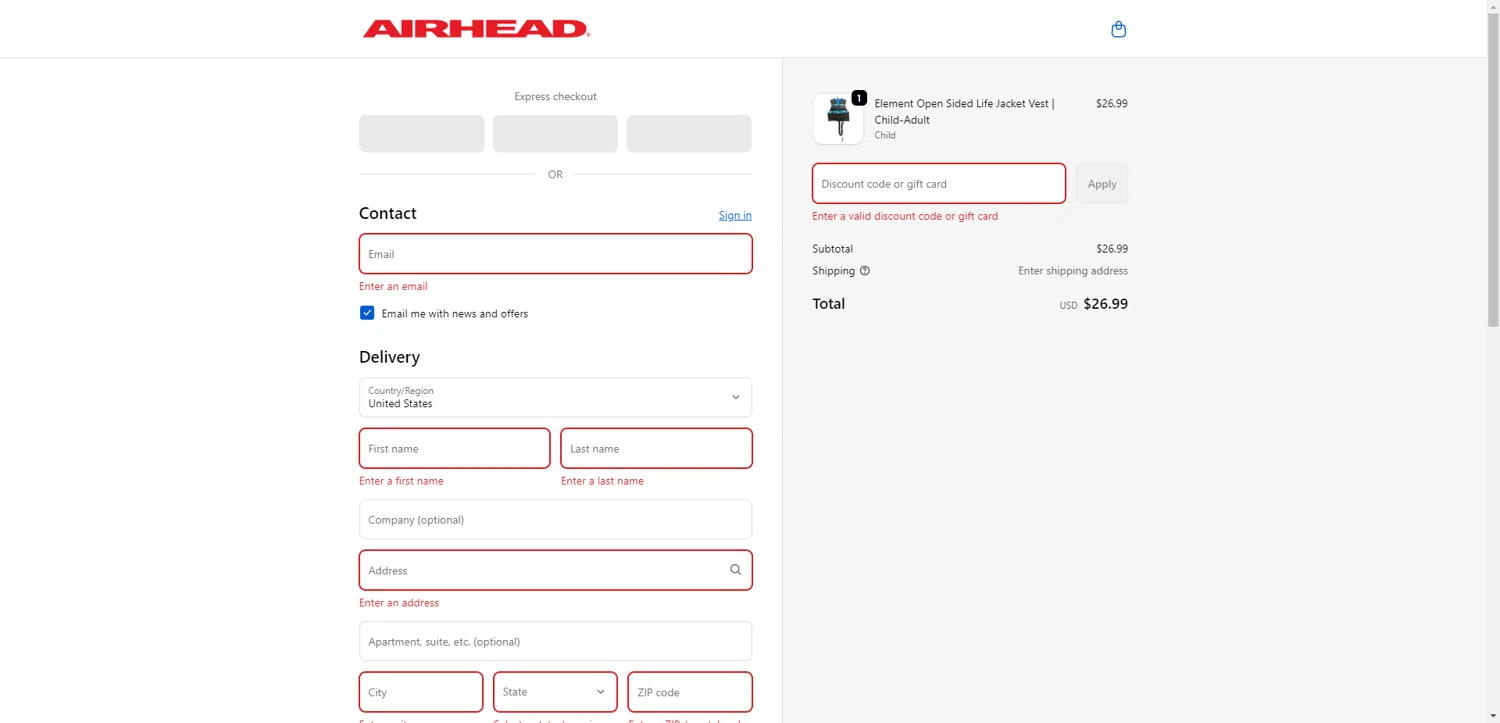 Airhead promo code screenshot showing code GEARDEALS applied at Airhead checkout page. Uploaded by SimplyCodes community member CodeGuardian5312 on Oct 6, 2025