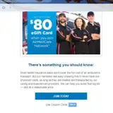 AirMedCare Network coupon verification screenshot