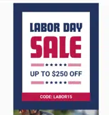 LABOR15 coupon verification screenshot