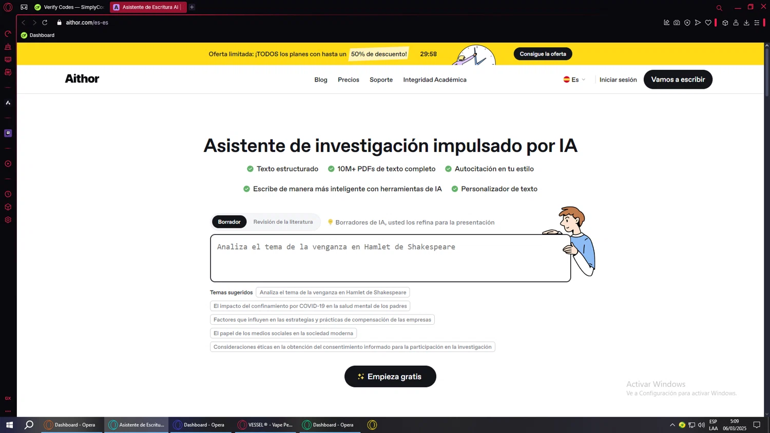 Aithor discount code screenshot showing code Halloween applied at Aithor checkout page. Uploaded by SimplyCodes community member ValueWarden4201 on Mar 6, 2025
