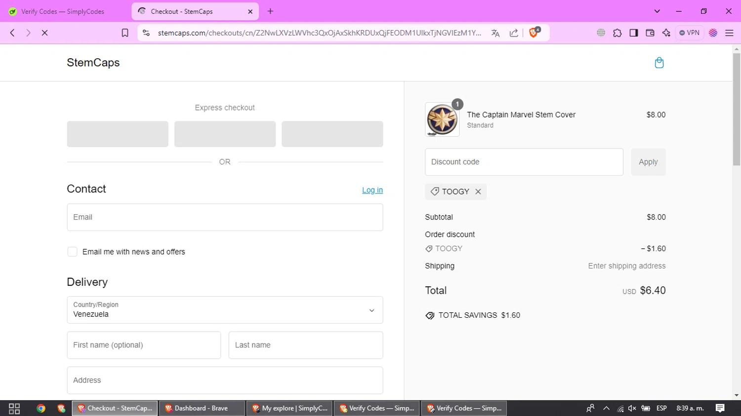 Aithor checkout page showing Aithor discount code box | Screenshot taken by SimplyCodes community member on Jan 15, 2025