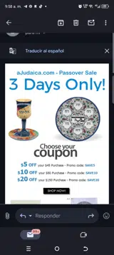 Save20 coupon verification screenshot