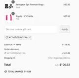 ActivitiesCHG19% coupon verification screenshot
