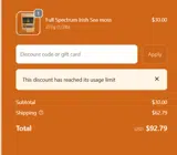 Akeem Pierre coupon verification screenshot