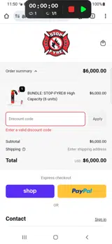 36YEARS coupon verification screenshot