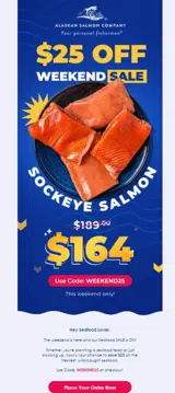 WEEKEND25 coupon verification screenshot