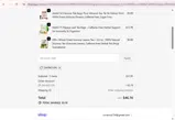 SAVING10% coupon verification screenshot