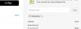 SAVING10% coupon verification screenshot