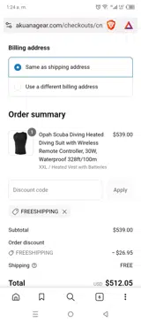 FREESHIPPING coupon verification screenshot