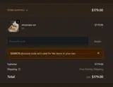 SONIC10 coupon verification screenshot