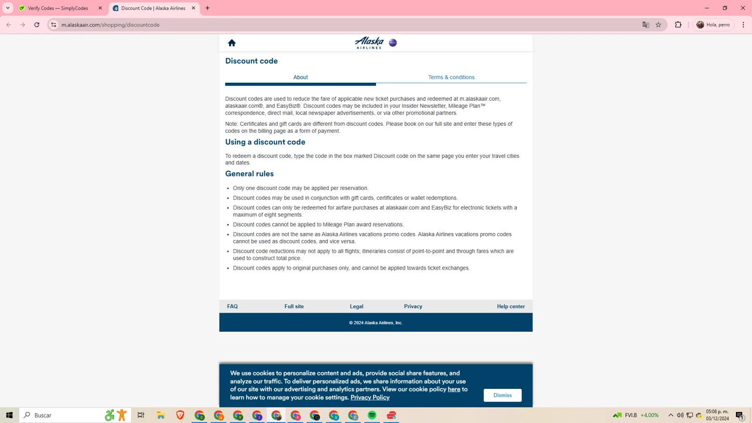 how to use Alaska Airlines coupons