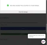 Albright's Supply coupon verification screenshot