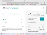 Alcone Company coupon verification screenshot