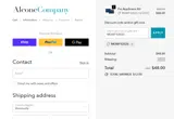 Alcone Company coupon verification screenshot