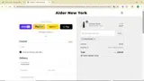 Alder New York coupon verification screenshot