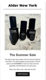 Alder New York coupon verification screenshot