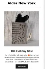 Alder New York coupon verification screenshot