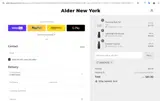 Alder New York coupon verification screenshot