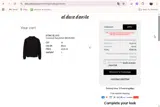 Al Duca d'Aosta US coupon verification screenshot