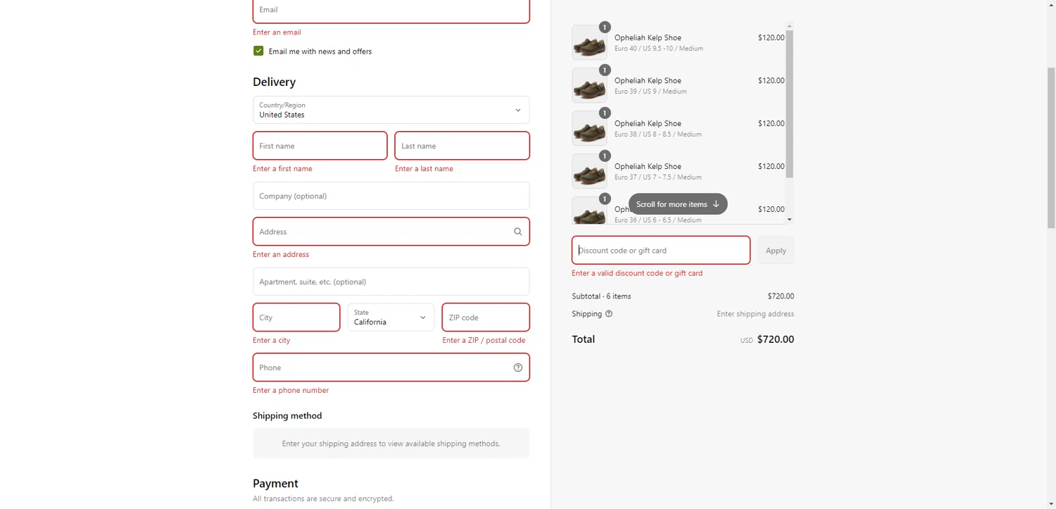 Alegria discount code screenshot showing code MEMORIALWKND applied at Alegria checkout page. Uploaded by SimplyCodes community member TreasureKnight4134 on Aug 23, 2025