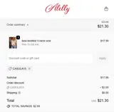 Casula15 coupon verification screenshot