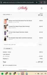 LUISGABA coupon verification screenshot