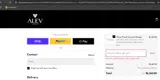 Alev Jewelry coupon verification screenshot
