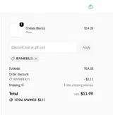 Jennifer15 coupon verification screenshot