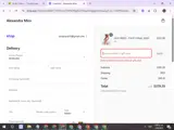 alexandra25 coupon verification screenshot