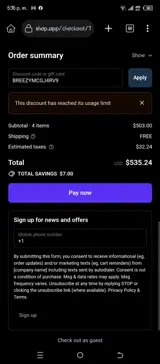 BREEZYMCGJ4RV9 coupon verification screenshot