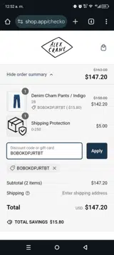 BOBOKDPJRTBT coupon verification screenshot