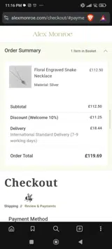 WELCOME-VF9-O7O-VQU coupon verification screenshot