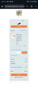 HOTDEALS10 coupon verification screenshot