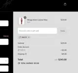 Alglist coupon verification screenshot