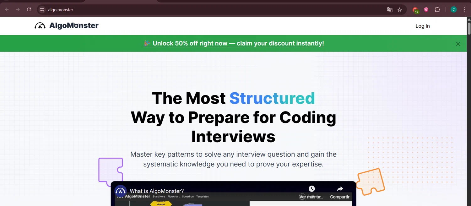Algo Monster promo code screenshot showing code EASTER applied at Algo Monster checkout page. Uploaded by SimplyCodes community member Negritoo on Jun 21, 2025