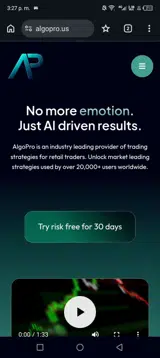 ALGOP10 coupon verification screenshot