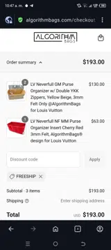 Freeship coupon verification screenshot