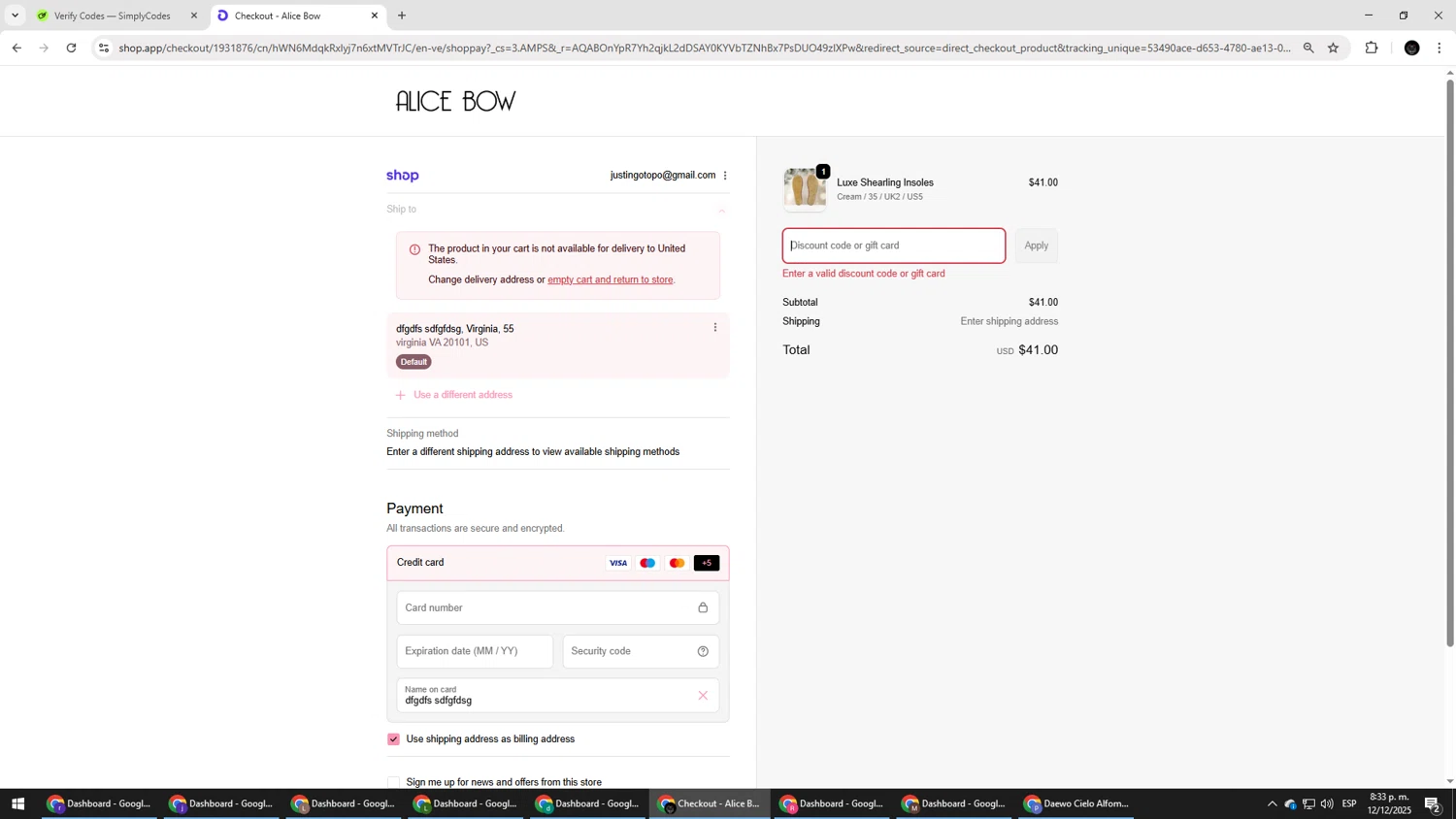Alice Bow promo code screenshot showing code BF30 applied at Alice Bow checkout page. Uploaded by SimplyCodes community member Salometta on Dec 13, 2025