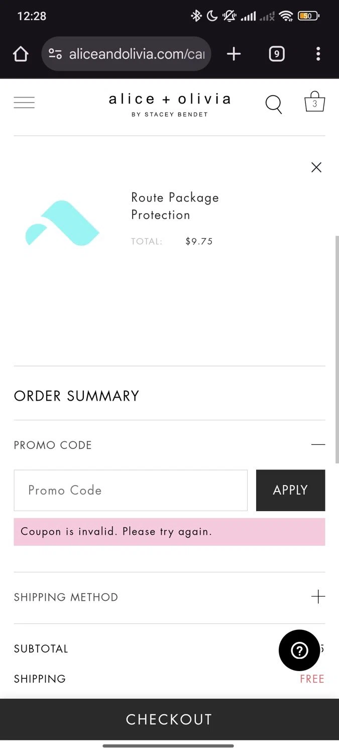 Alice + Olivia promo code screenshot showing code 40%OFF applied at Alice + Olivia checkout page. Uploaded by SimplyCodes community member Manguito_Chambeador on Jun 21, 2025