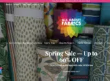 All About Fabrics coupon verification screenshot