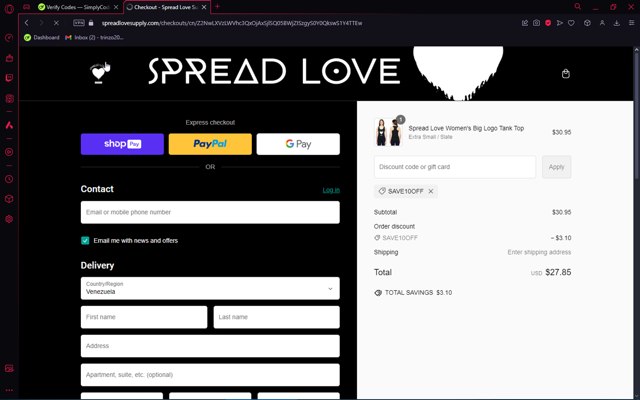 ALLBLK checkout page showing ALLBLK promo code box | Screenshot taken by SimplyCodes community member on Oct 9, 2024