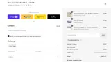 All Cotton and Linen coupon verification screenshot