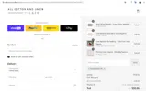 All Cotton and Linen coupon verification screenshot