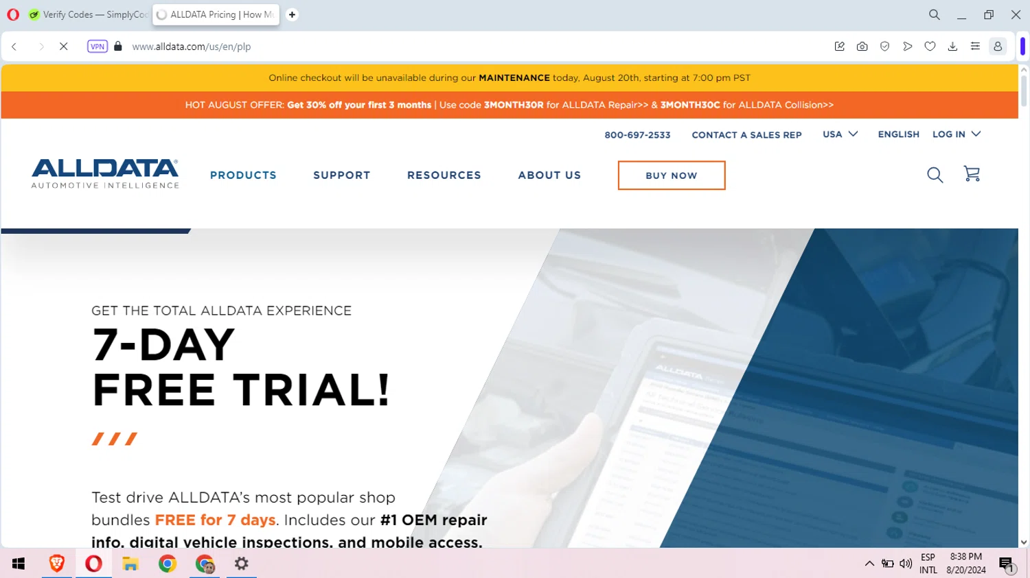 where to use AutoCheck promo code box