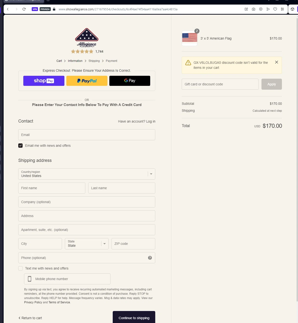 Allegiance Flag Supply Discount Codes 35 Off October 2024