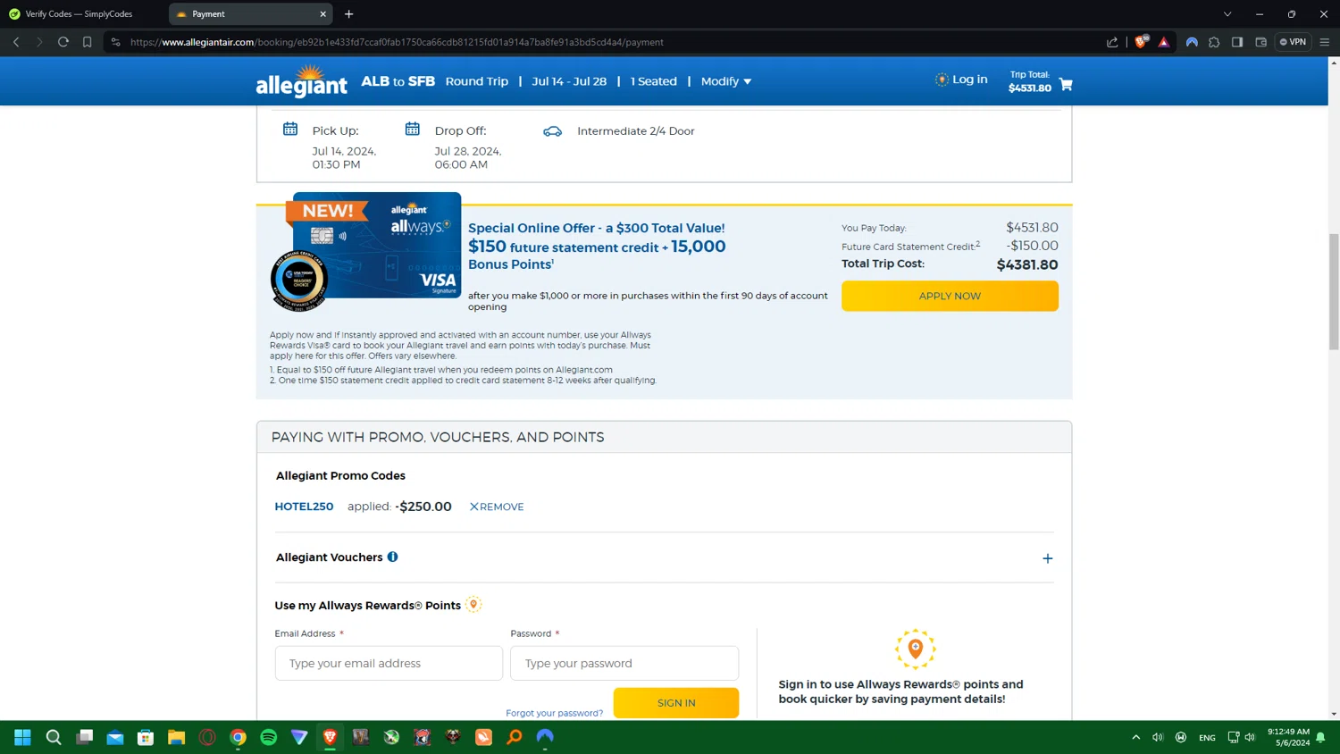 Allegiant Air Promo Codes 20 Off July 2024