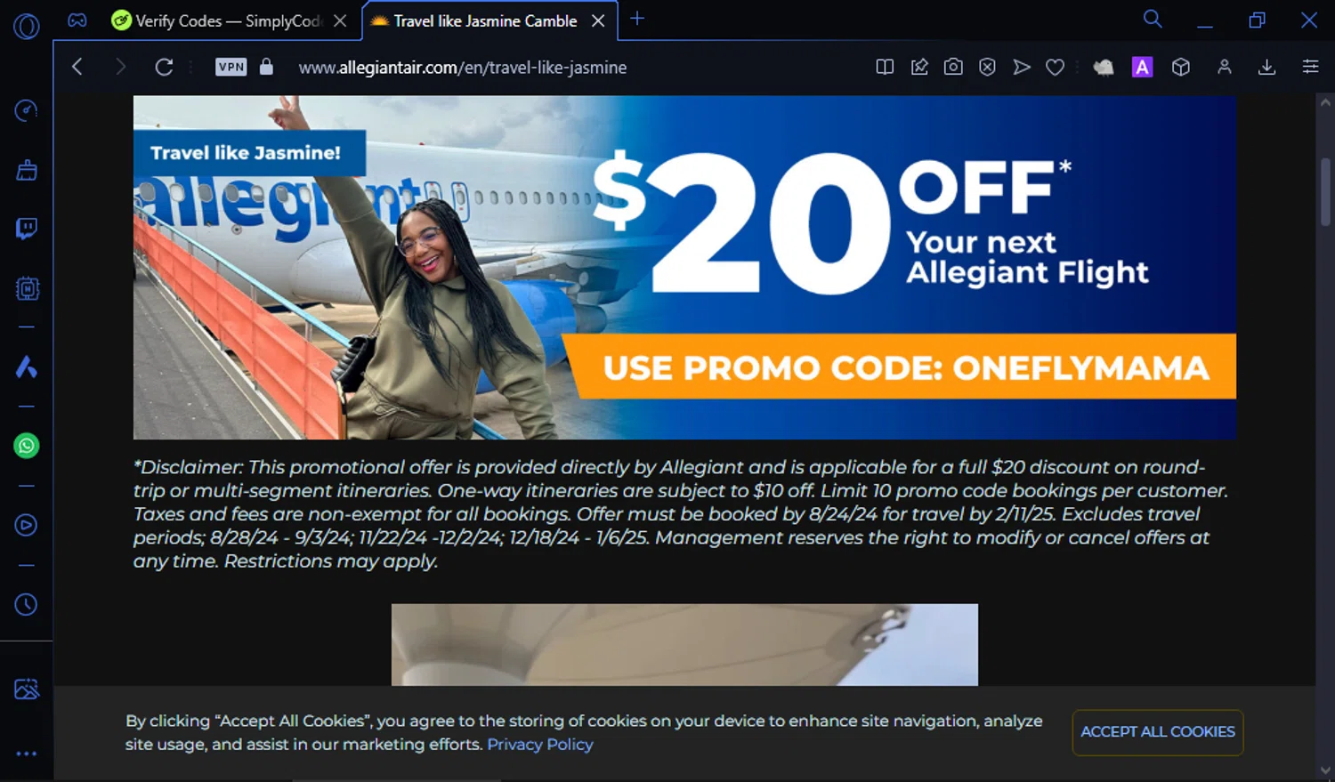 Allegiant Air Promo Codes 75 Off December 2025