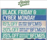 BFCM15 coupon verification screenshot