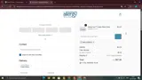 WELCOME10 coupon verification screenshot